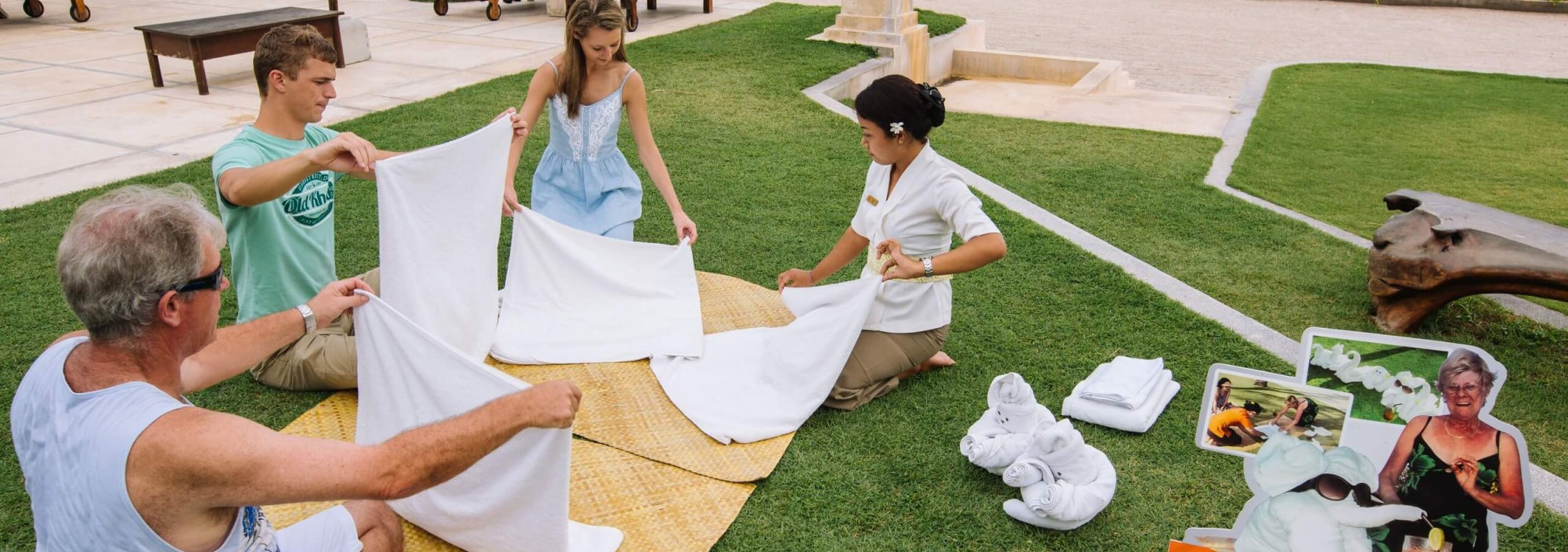 towel-origami-activiteit-rama-candidasa-resort-balitravel